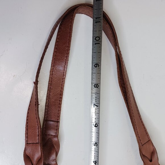 The Sak Women's Sierra Leather Tote Brown Shoulder Bag - Picture 11 of 15